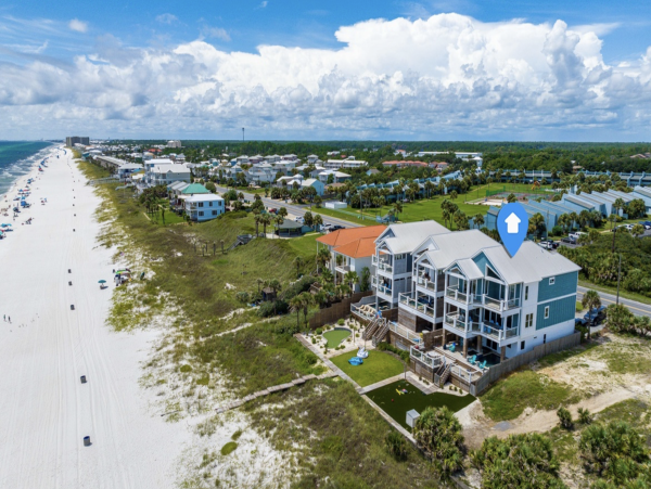 Gulf Front Seven Bedroom Vacation Home with Pool & SPA